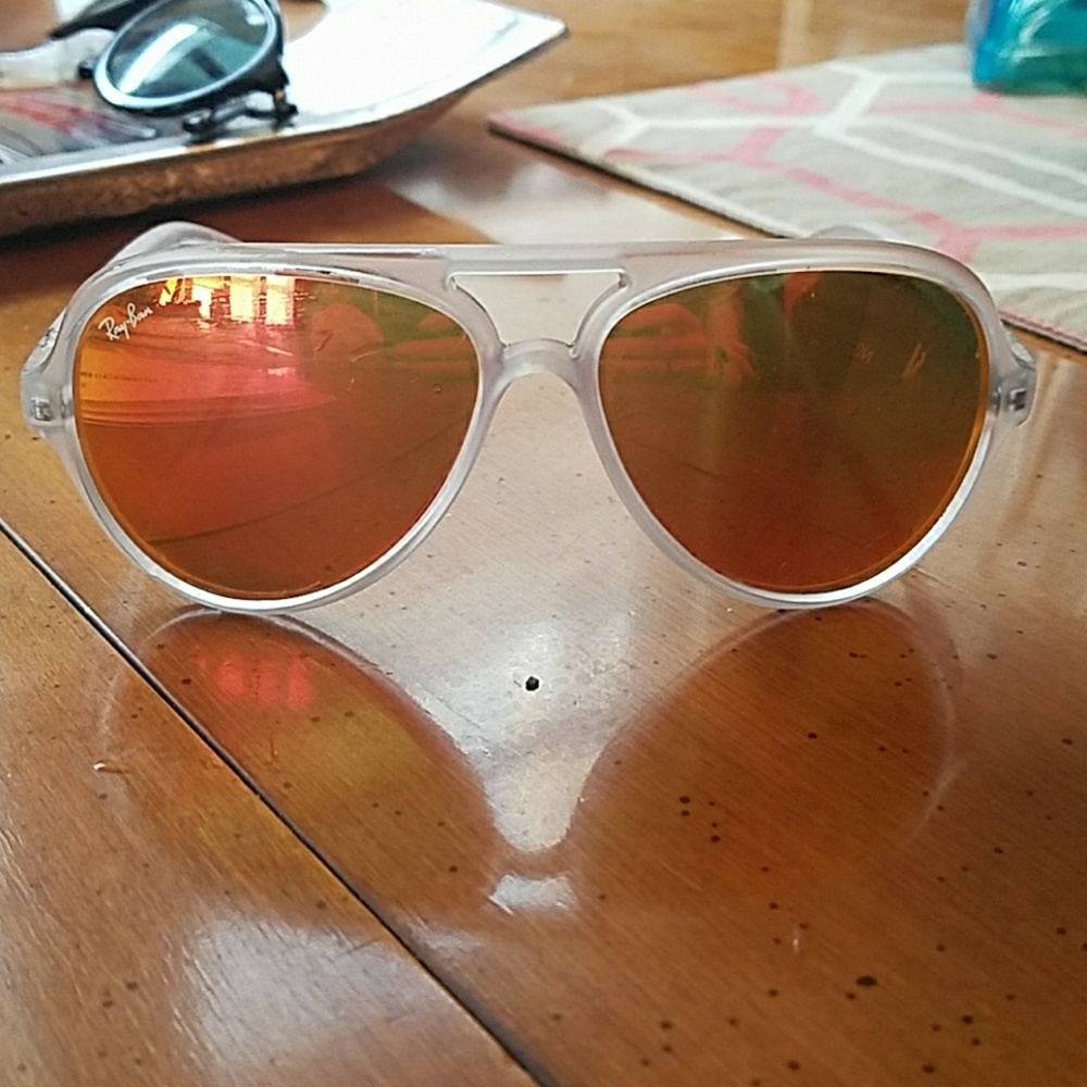 Ray Ban orange sunglasses